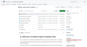 C++ CMake Project Templates
